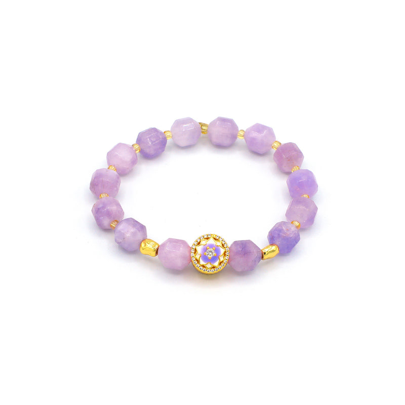 Spectrum Lavender Amethyst Bracelet (Chain) Elastic