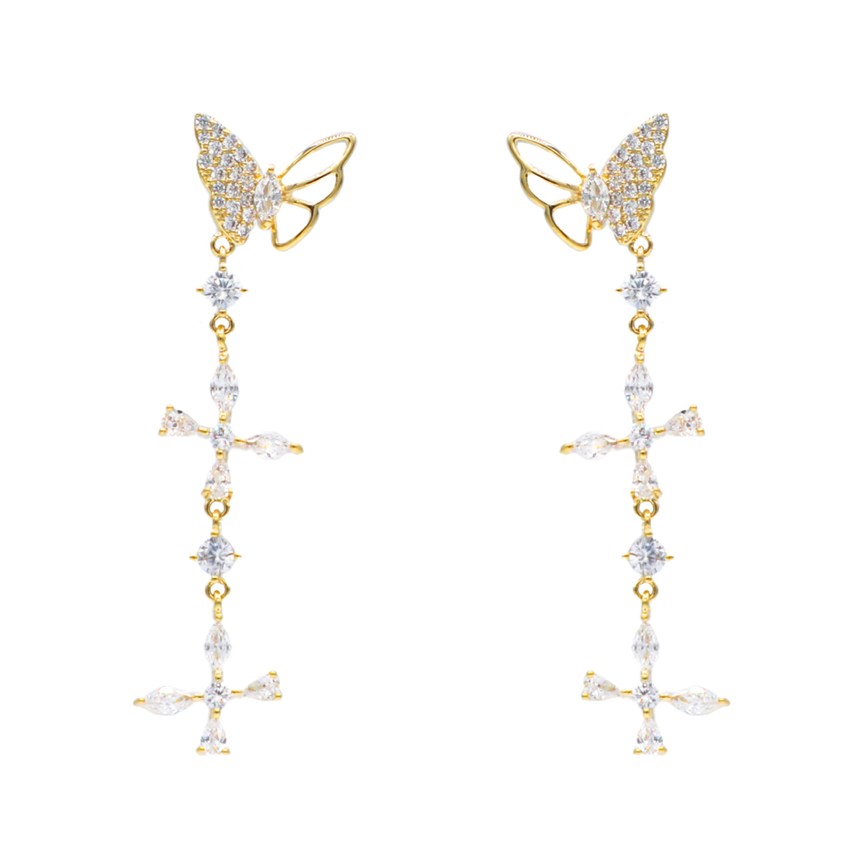 Butterfly Bliss Drop Earrings