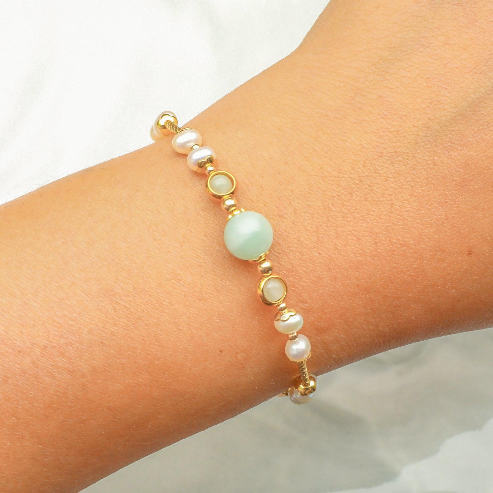 Cause We Care Oval Pearl Bracelet | 6mm | Blue Ruby Jewellery, Canada