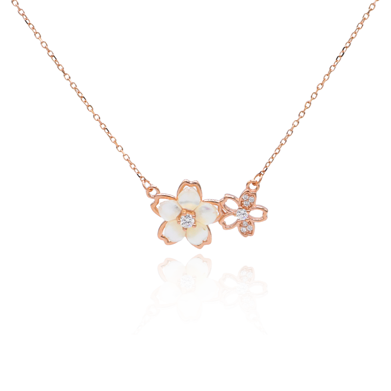 Pearls and Petals  Necklace