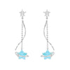 Bubble Star Drop Earring