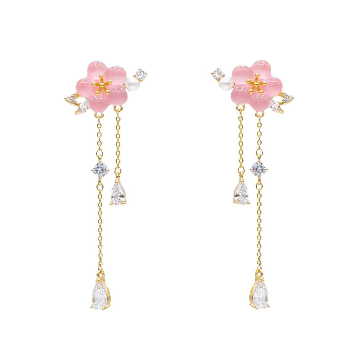 Bubble Flower Drop Earring